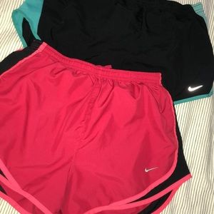 Nike running shorts (2 pair)